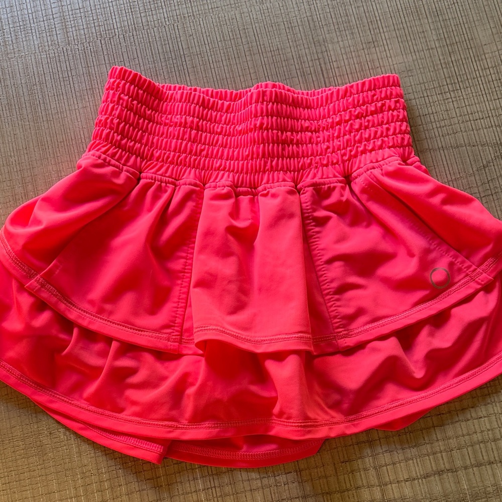 Bubblegum Pink Athletic Skirt
